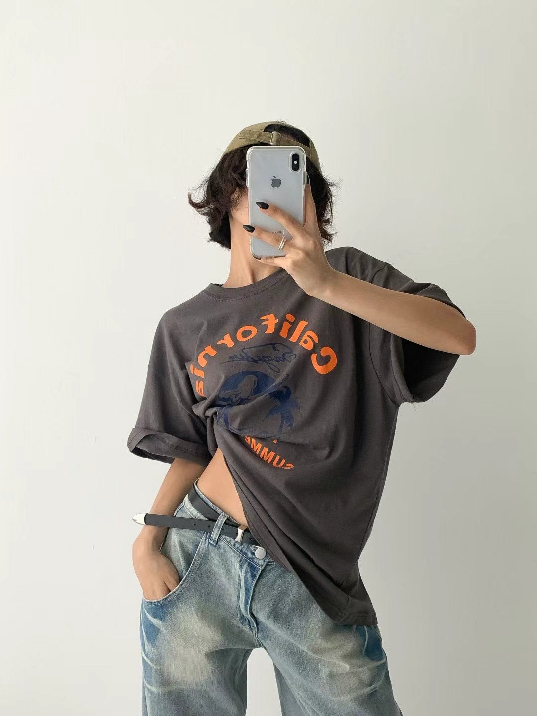 Cotton Oversize Tee 字母印花Tee