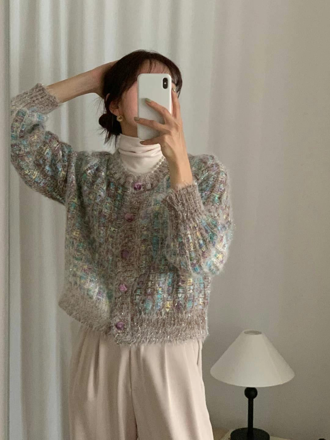 Soft Knit Cardigan 軟糯粒粒外套