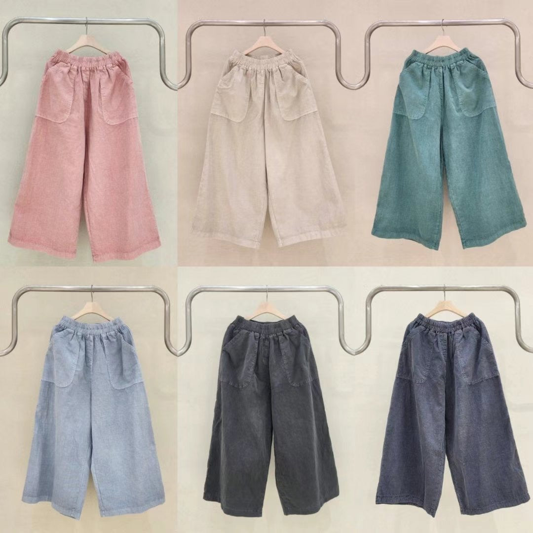 Summer Pants 全棉寬褲