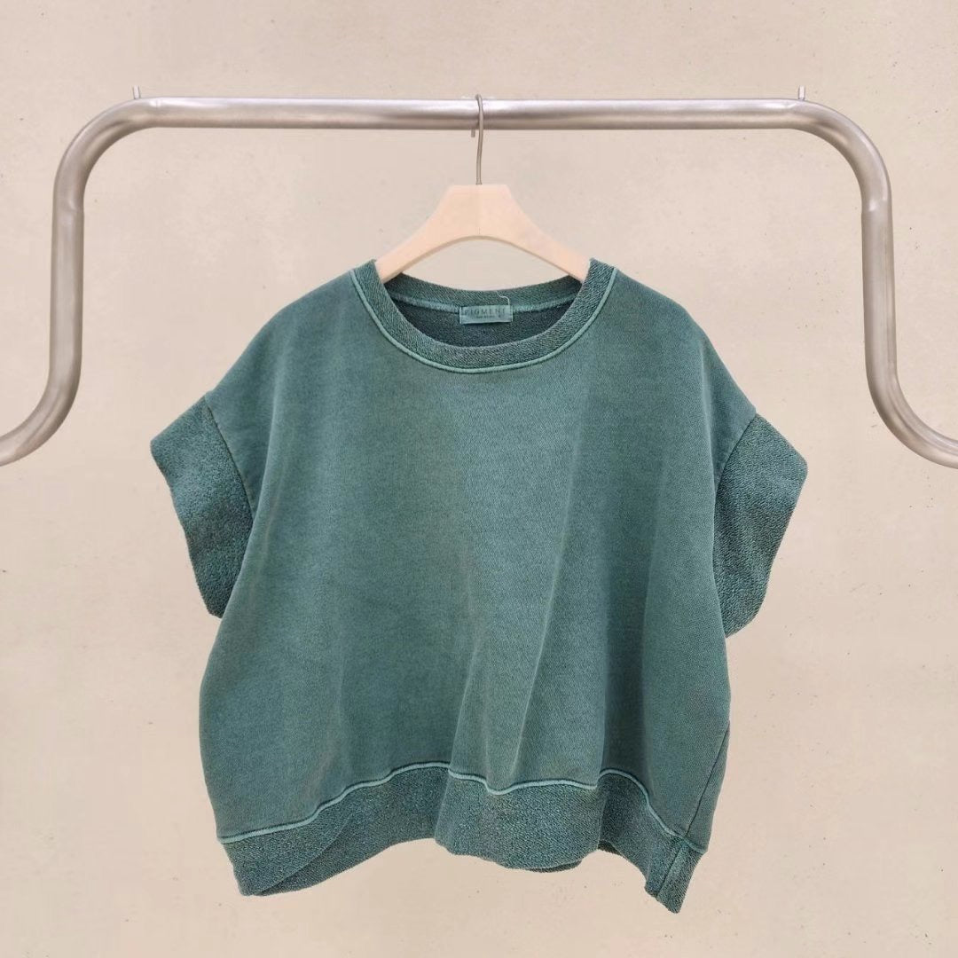 Causal Cotton Top 全棉寬版上衣