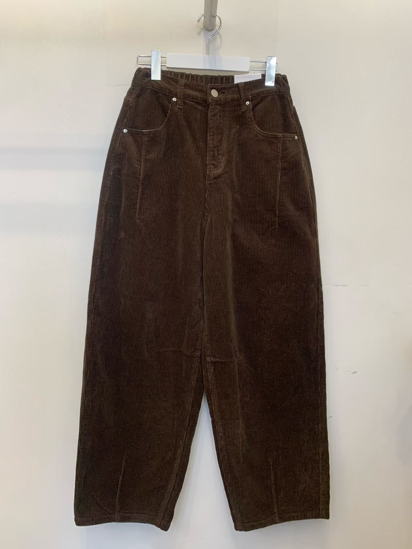 Baggy Curve Pants 燈芯絨繭型長褲