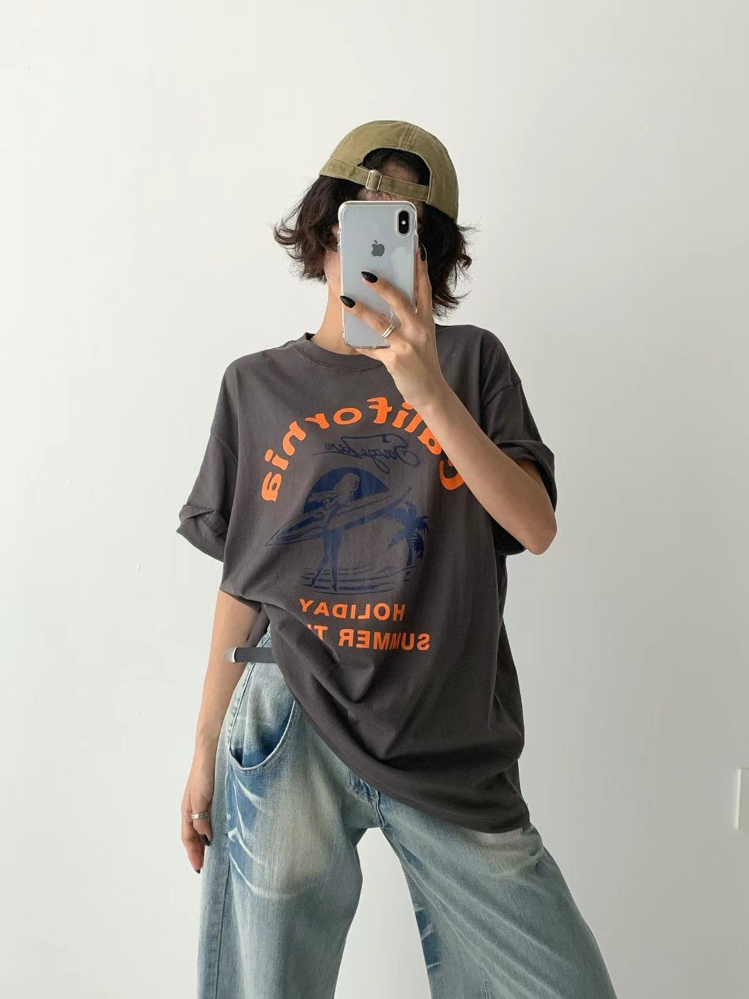 Cotton Oversize Tee 字母印花Tee