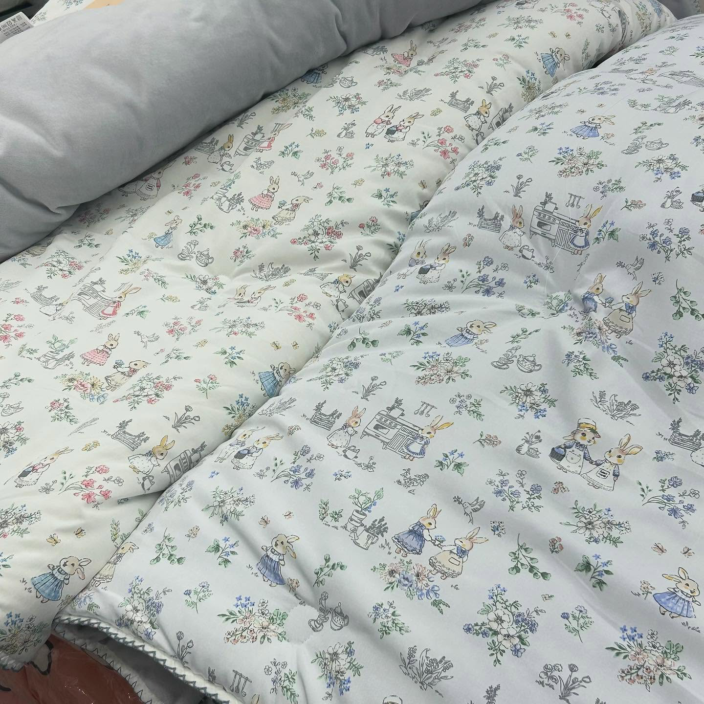 #124_田園小兔 韓國棉被 天絲面料