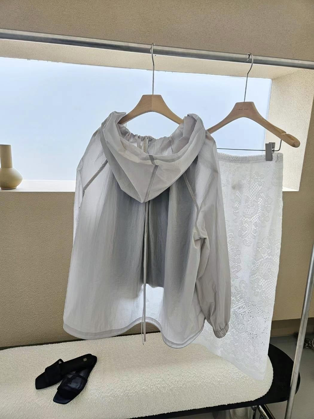 Summer Soft Outer 有帽薄身外套