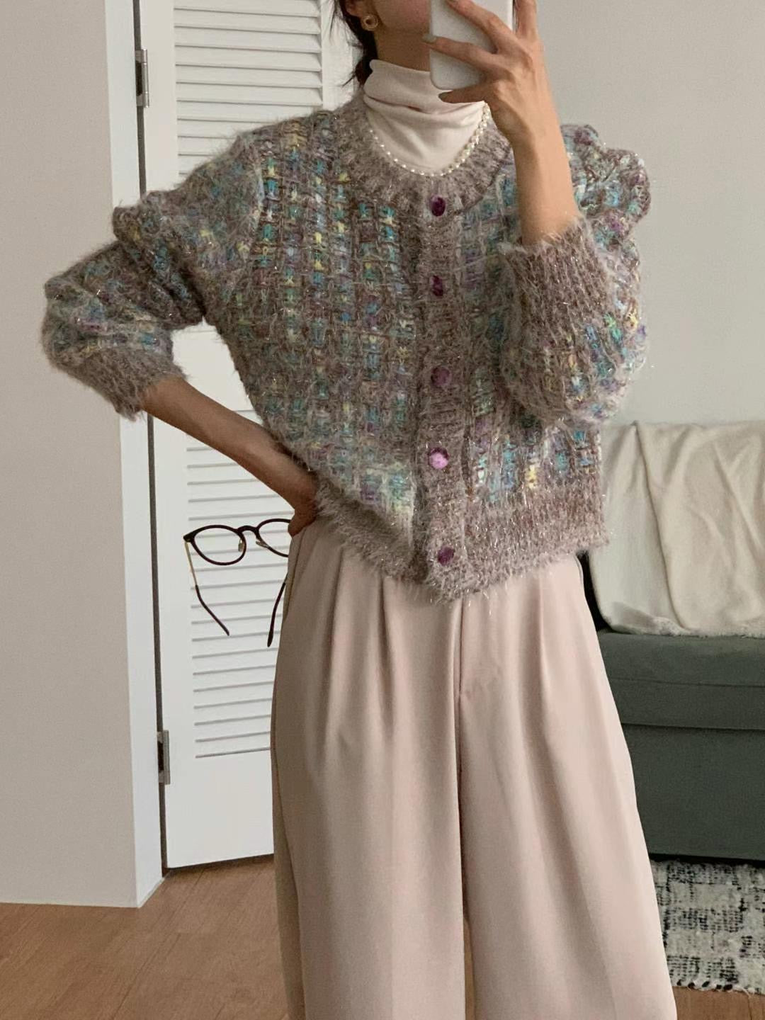 Soft Knit Cardigan 軟糯粒粒外套