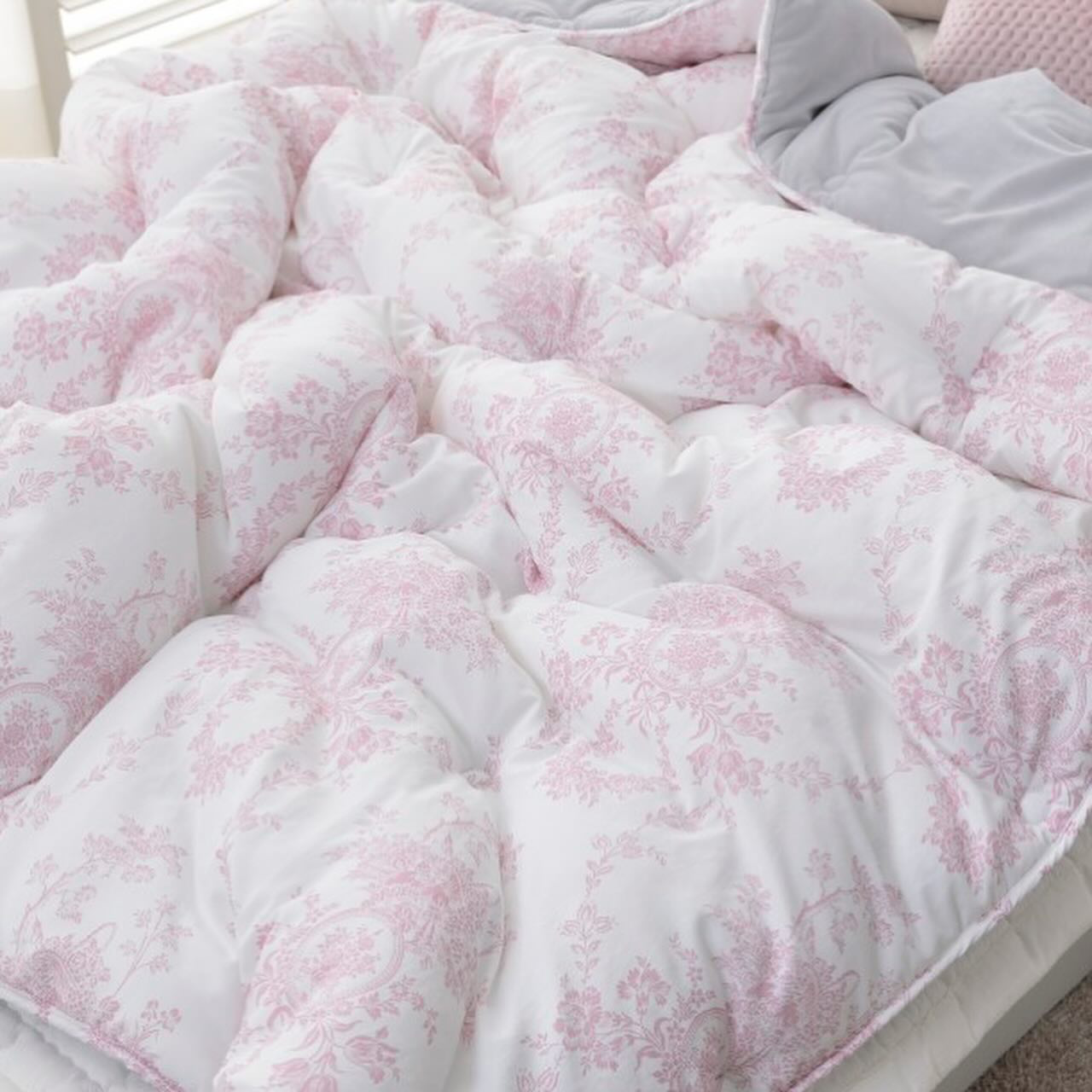 #123_典雅印花 韓國棉被 天絲面料