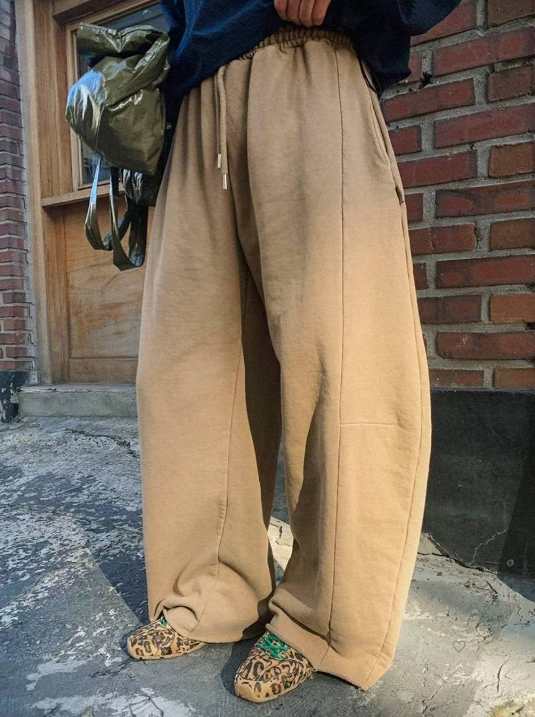 Washed Pants 洗水索腰長褲