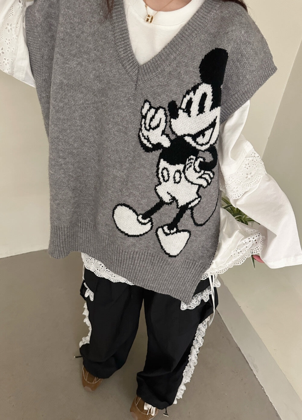 Oversize Micky Mouse Vest 米奇老鼠背心