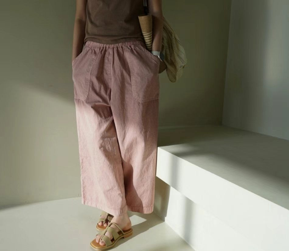 Summer Pants 全棉寬褲