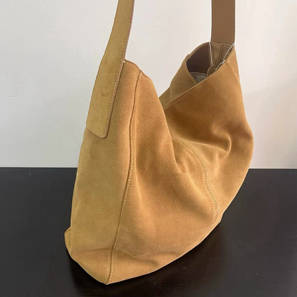 Leather Shopping Bag 磨砂牛皮單肩包