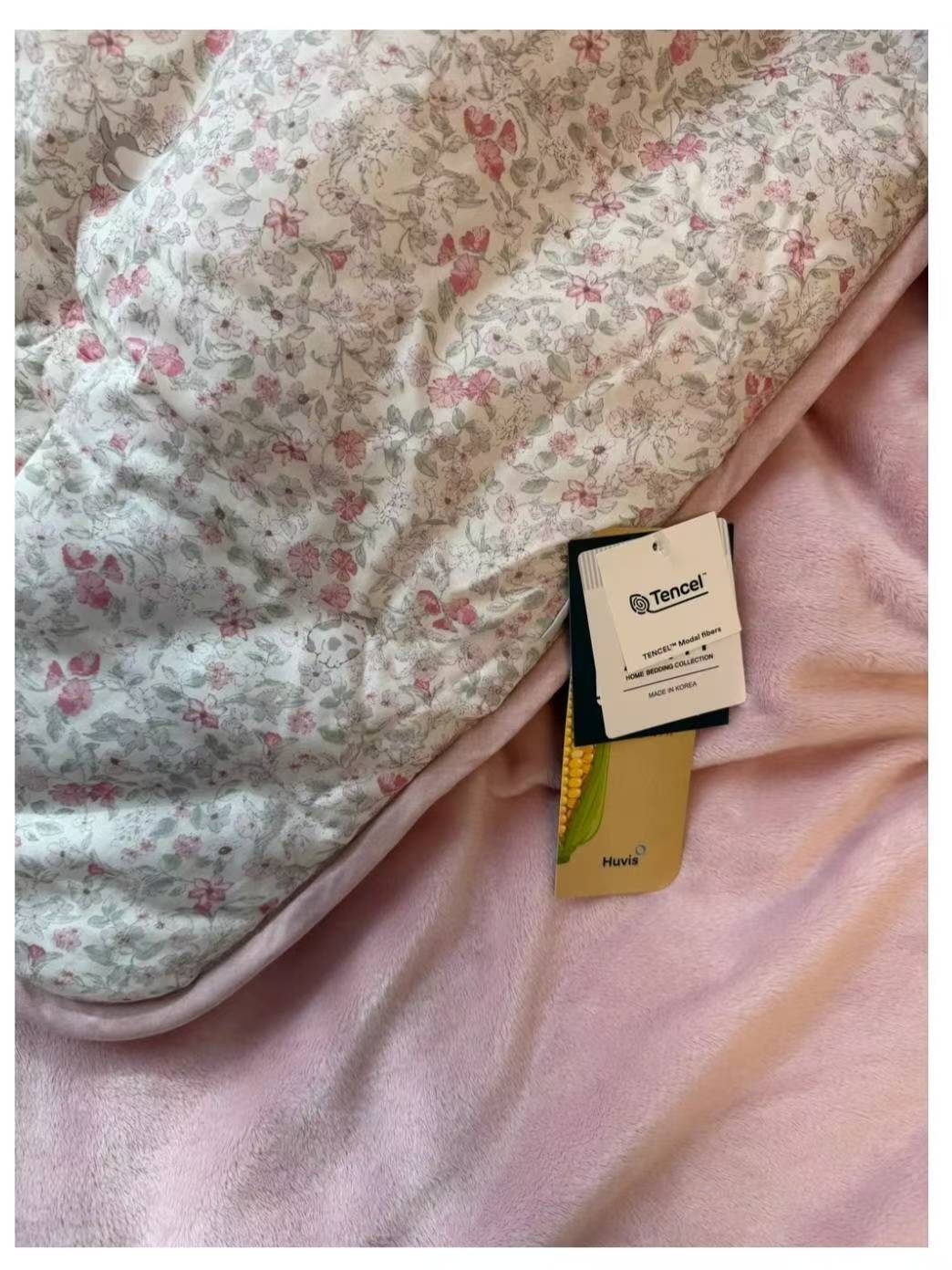 #119_小貓碎花 韓國棉被 天絲面料