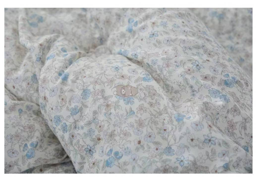 #119_小貓碎花 韓國棉被 天絲面料