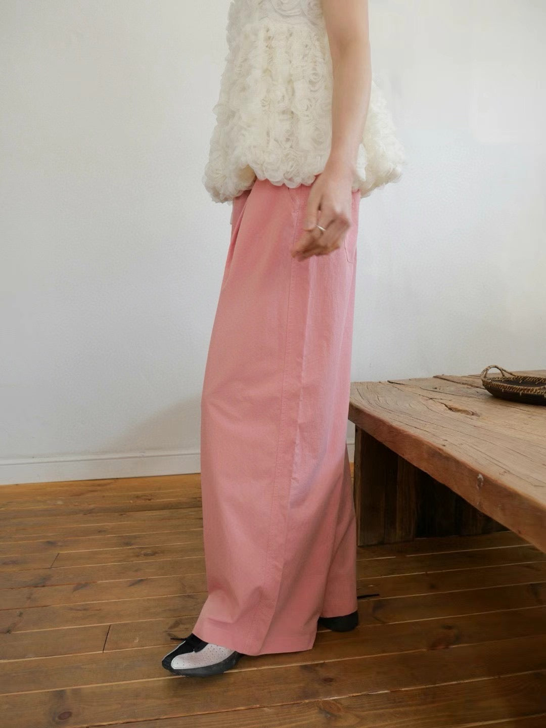 Summer Color Pants 夏日索腰長褲