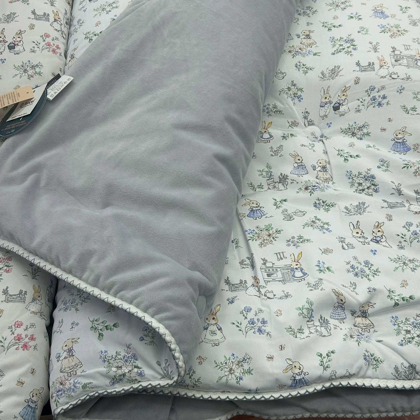 #124_田園小兔 韓國棉被 天絲面料