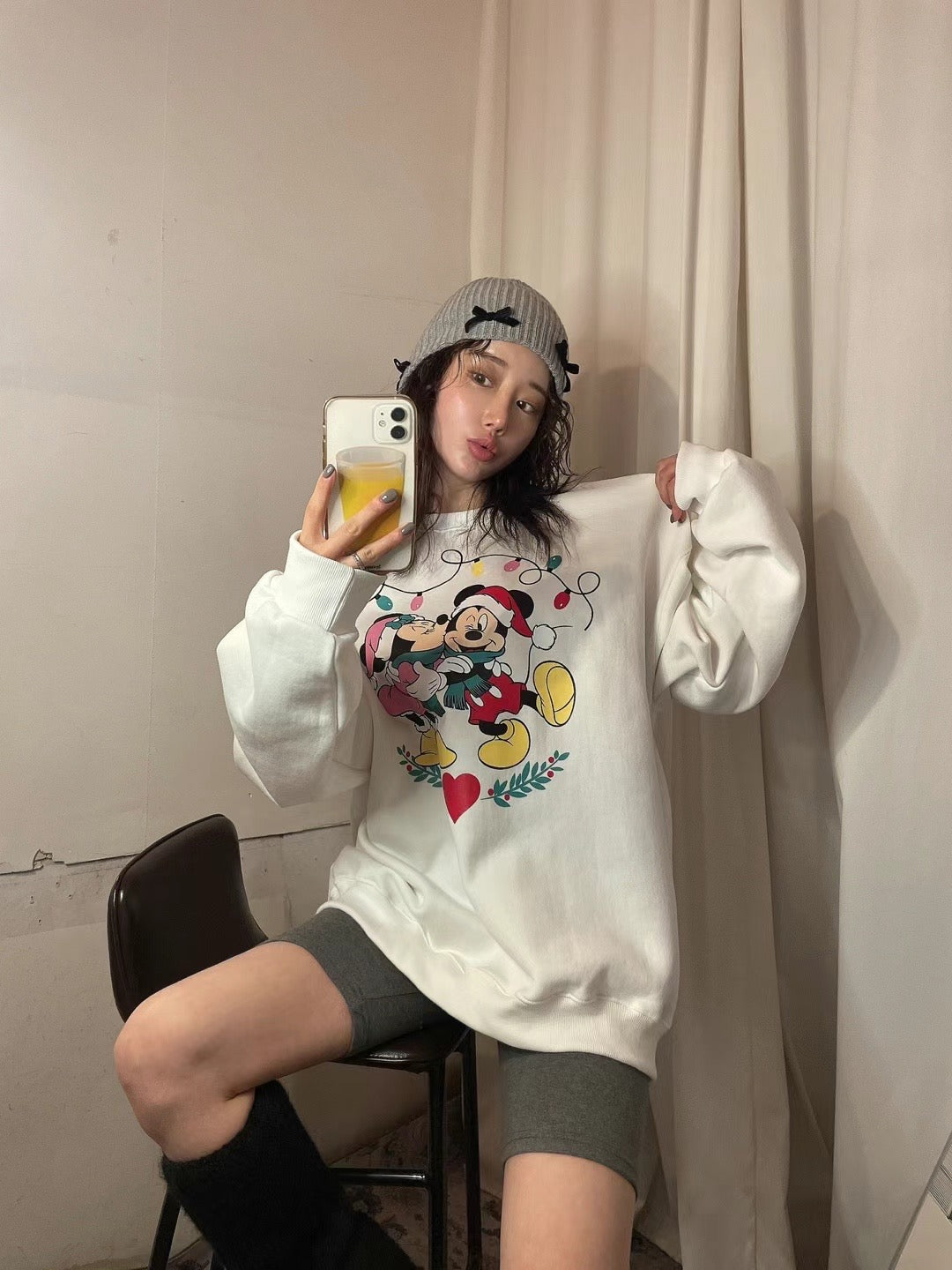 Mickey Printed Sweater 米奇老鼠圖案衞衣