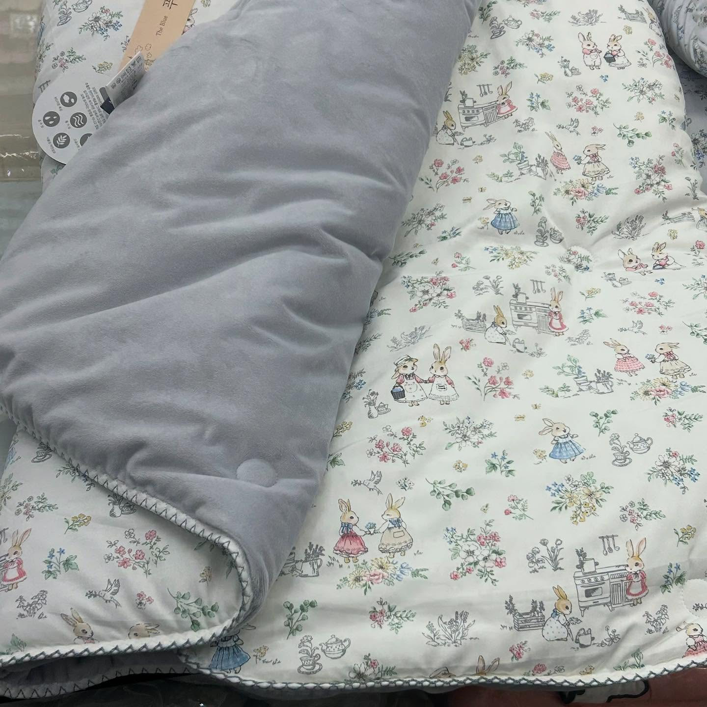 #124_田園小兔 韓國棉被 天絲面料