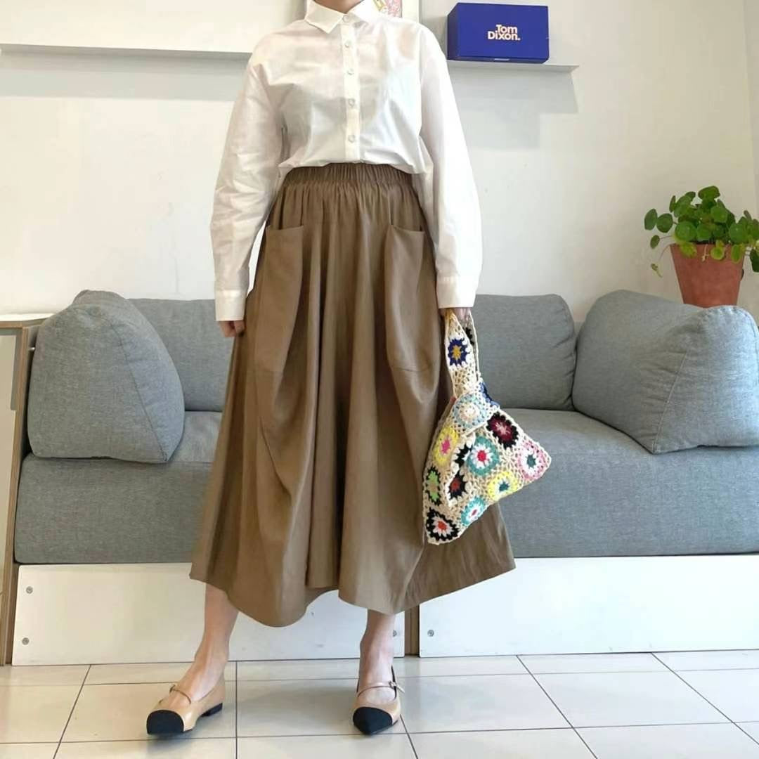 Wide Cut Skirt Pants 寬鬆裙褲