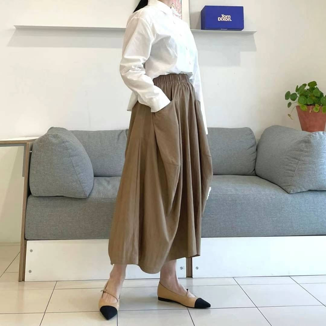 Wide Cut Skirt Pants 寬鬆裙褲