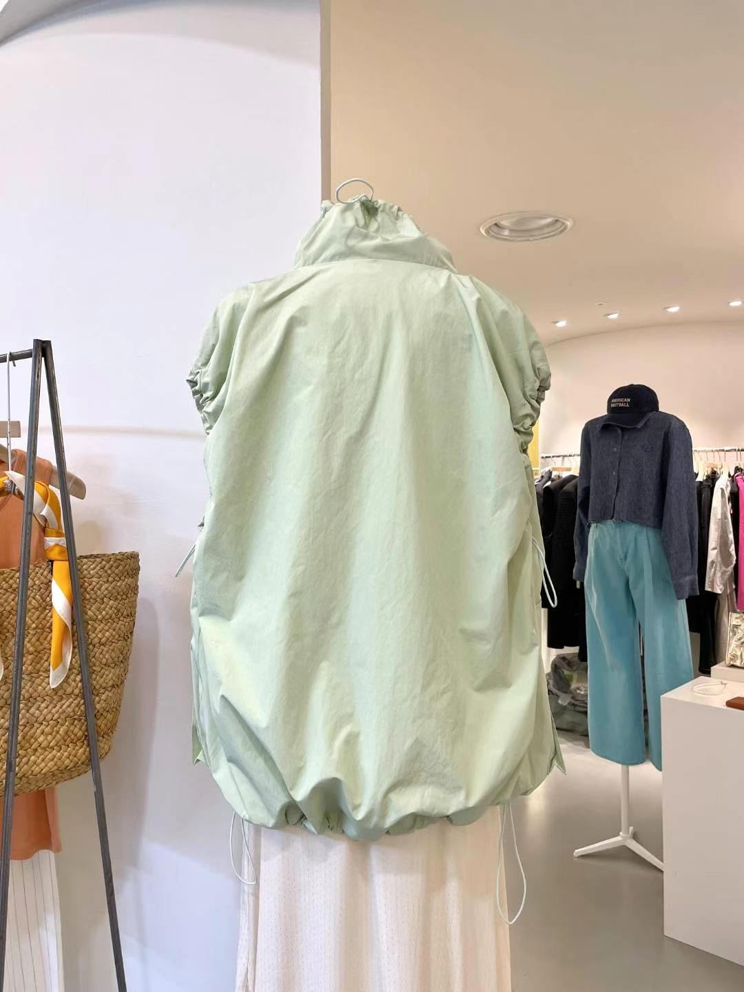 Oversized Vest Jacket 型格雙袋企領背心外套