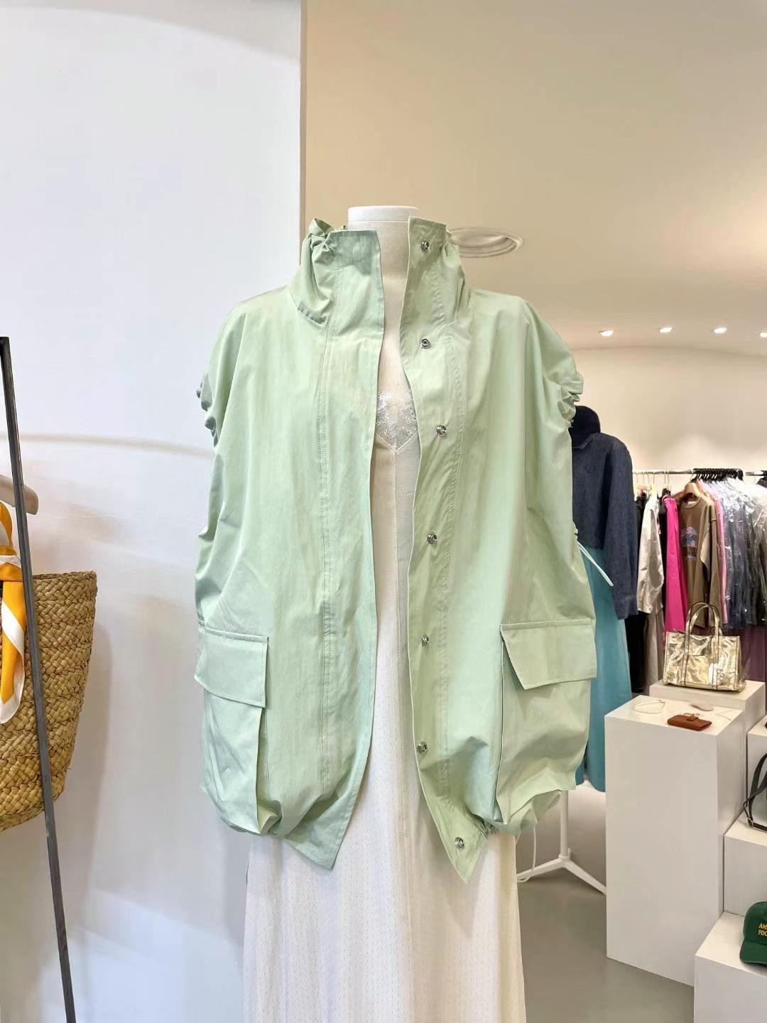 Oversized Vest Jacket 型格雙袋企領背心外套