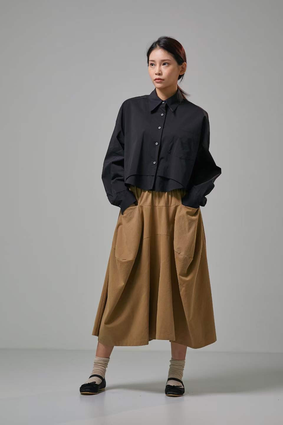 Wide Cut Skirt Pants 寬鬆裙褲