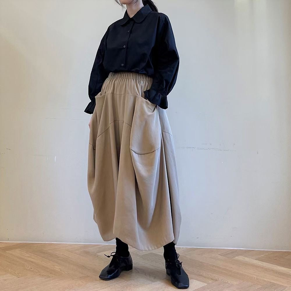 Wide Cut Skirt Pants 寬鬆裙褲