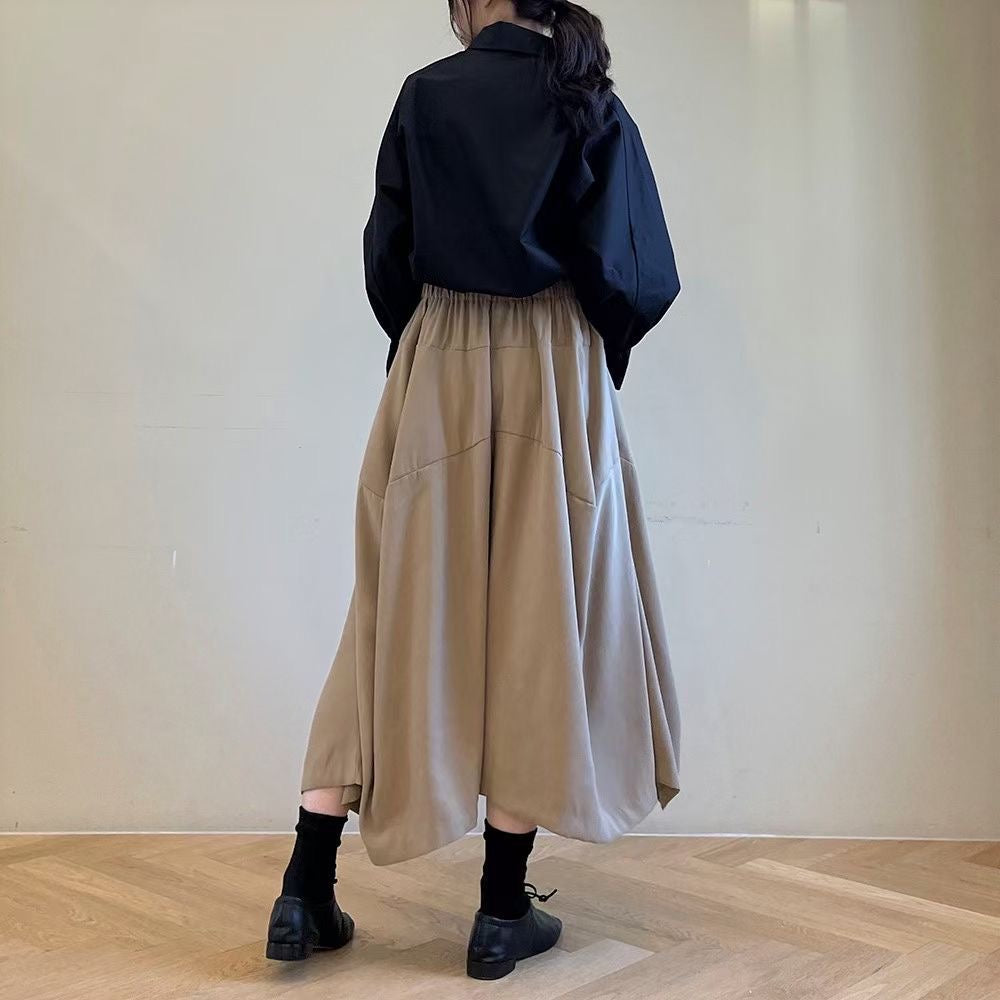 Wide Cut Skirt Pants 寬鬆裙褲