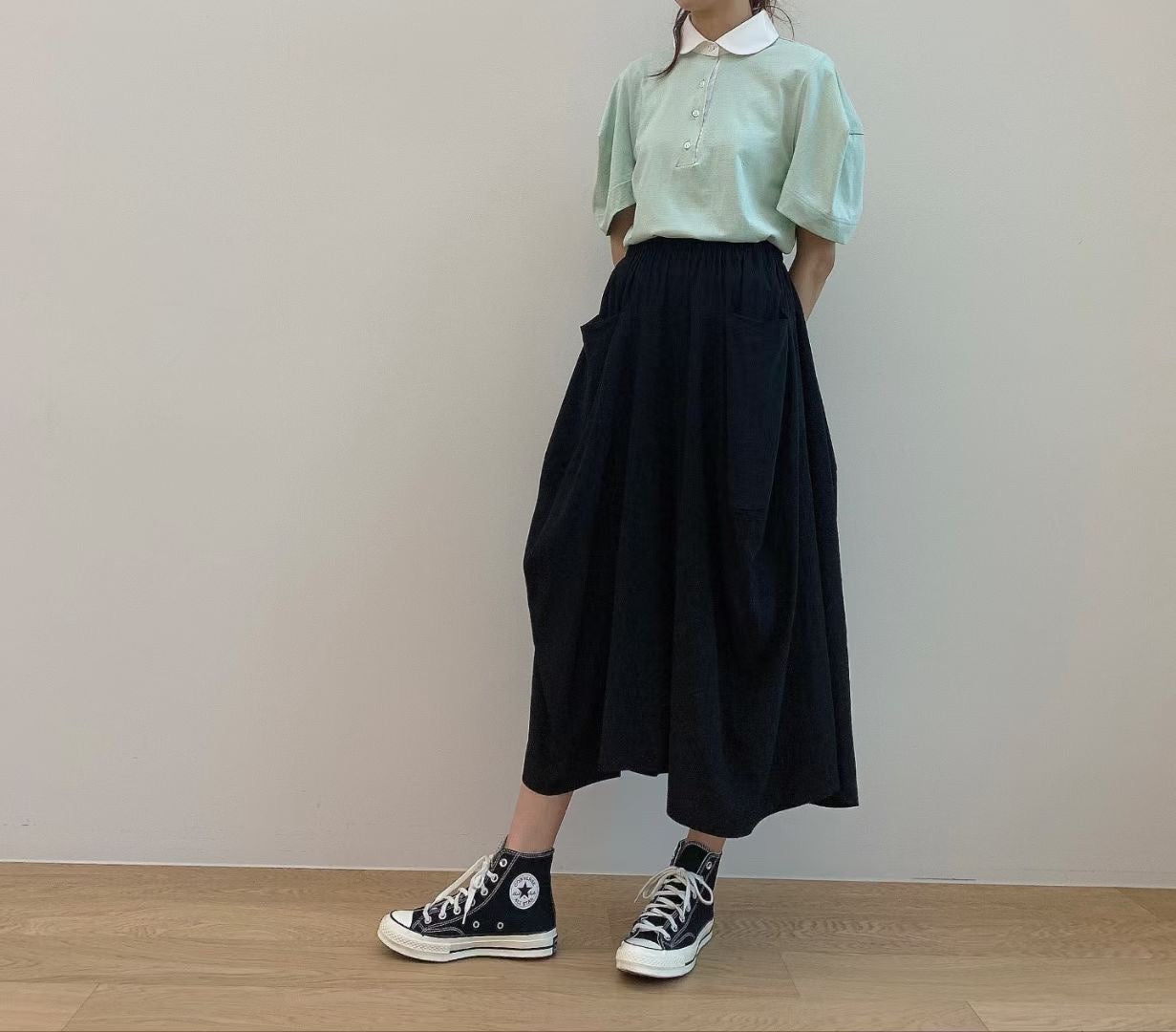 Wide Cut Skirt Pants 寬鬆裙褲