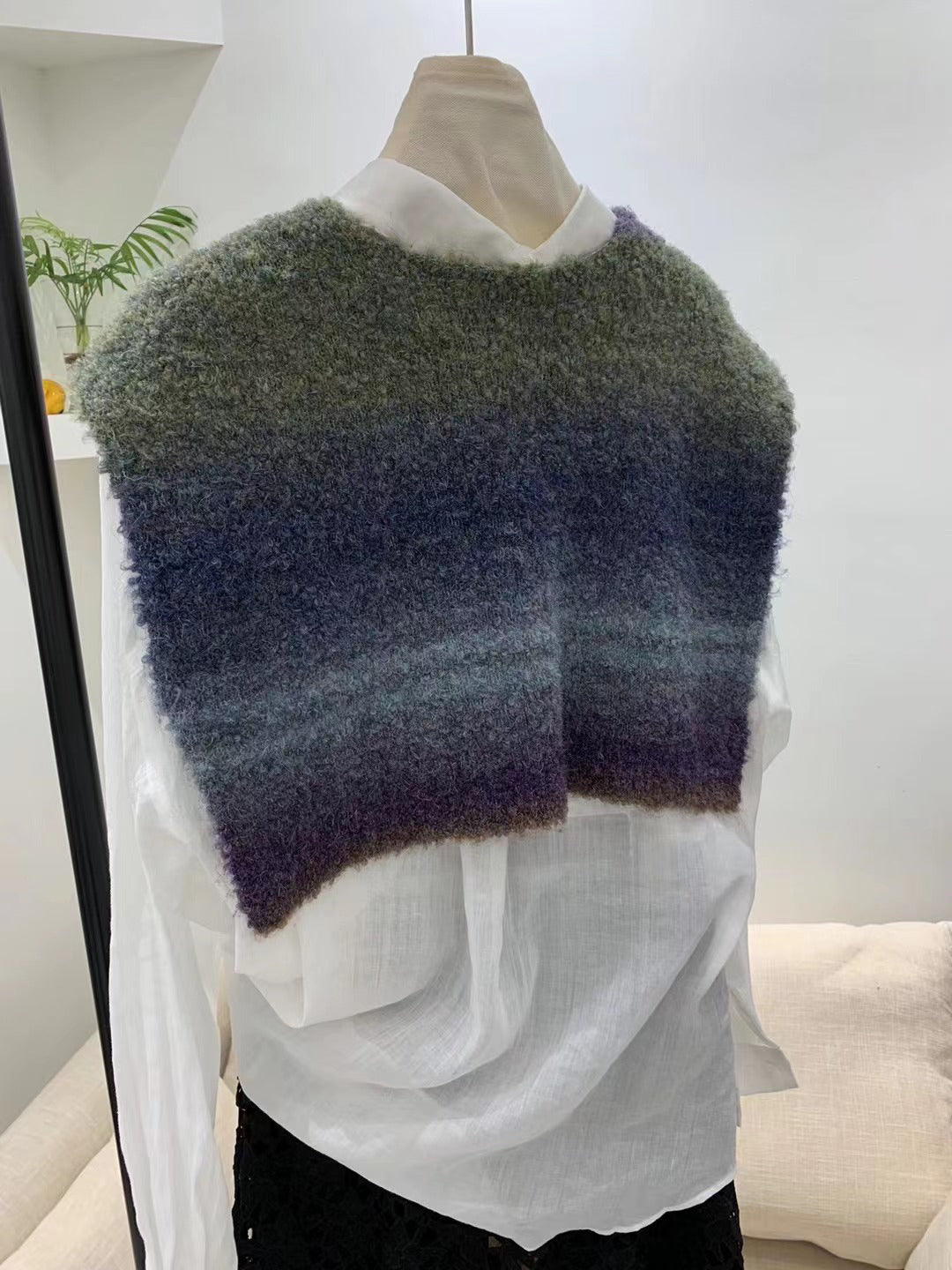 Warming Scarf 針織漸變彼肩