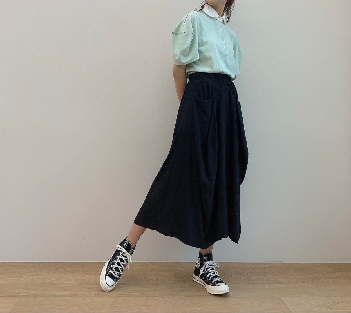 Wide Cut Skirt Pants 寬鬆裙褲