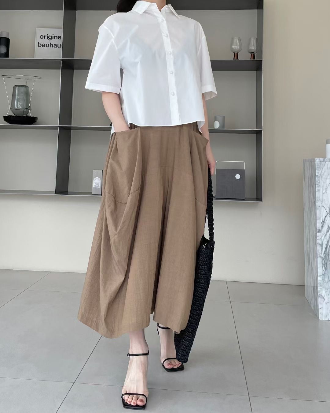 Wide Cut Skirt Pants 寬鬆裙褲