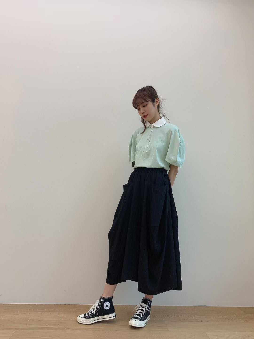 Wide Cut Skirt Pants 寬鬆裙褲