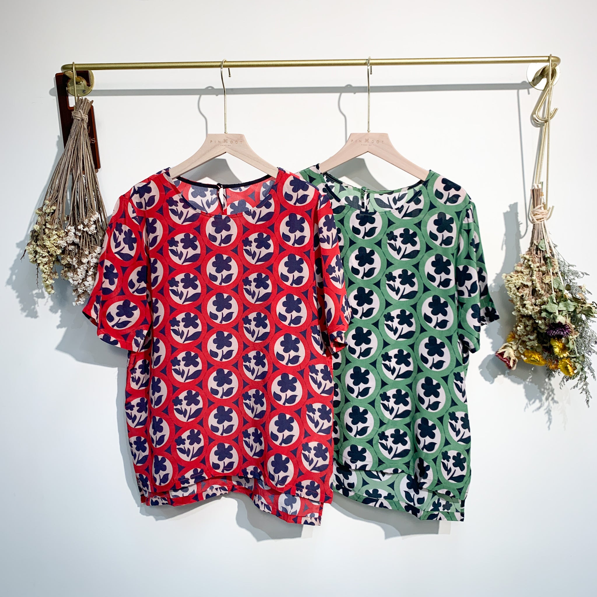 Silk Print Top 絲質印花上衣