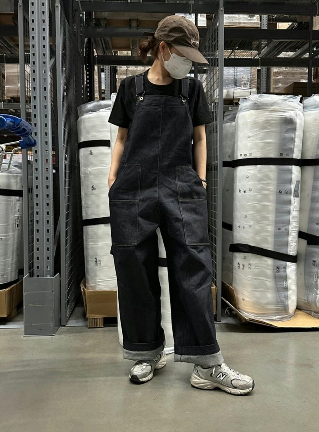 Unwash Denim Overall 未洗水牛仔工人褲– Pindot Fashion
